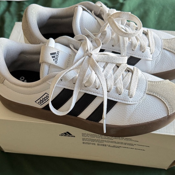 Adidas VL Court 3.0 White Sneakers - Picture 7 of 9